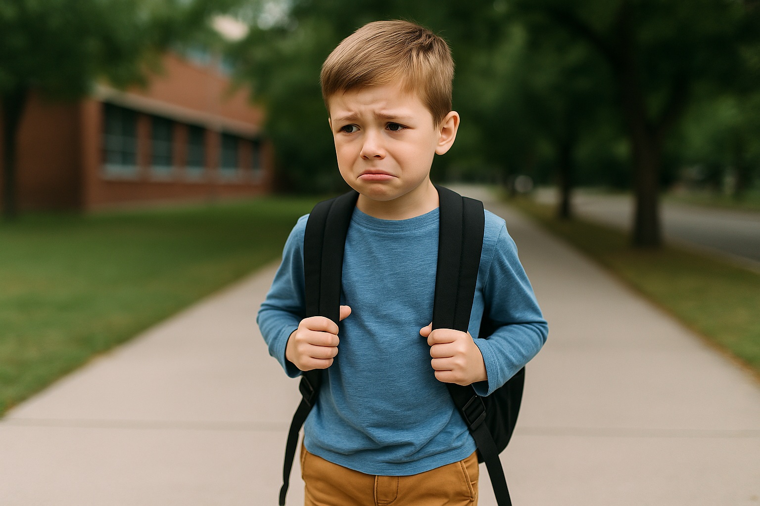 Jelek, hogy gyermeked szorong az iskolakezdéstől